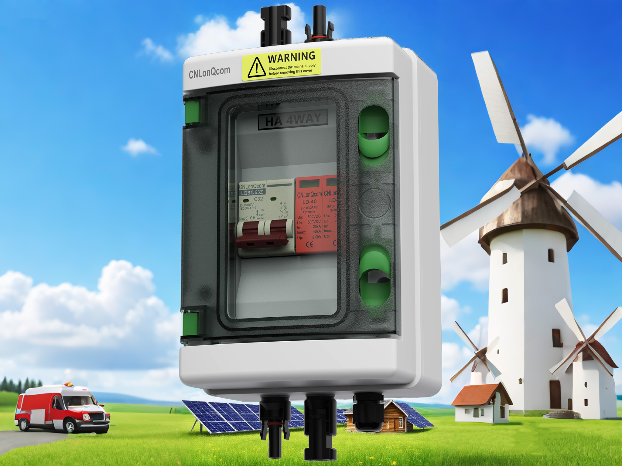 Sirkuit breaker lan pemadam mundhak: wali keamanan saka sistem fotovoltaic