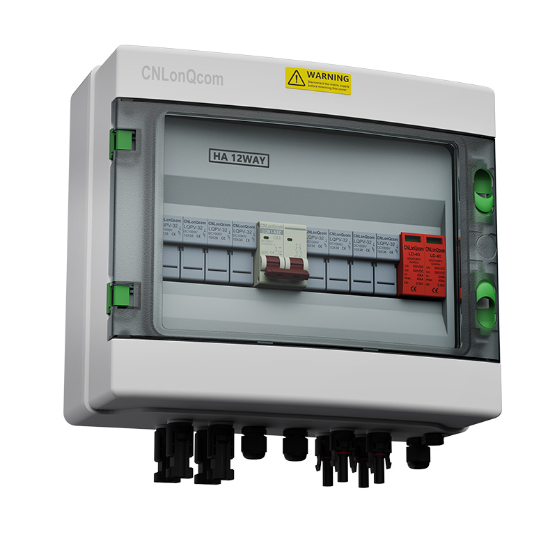 Kothak Combiner PV 4 ing 1 Metu DC500V